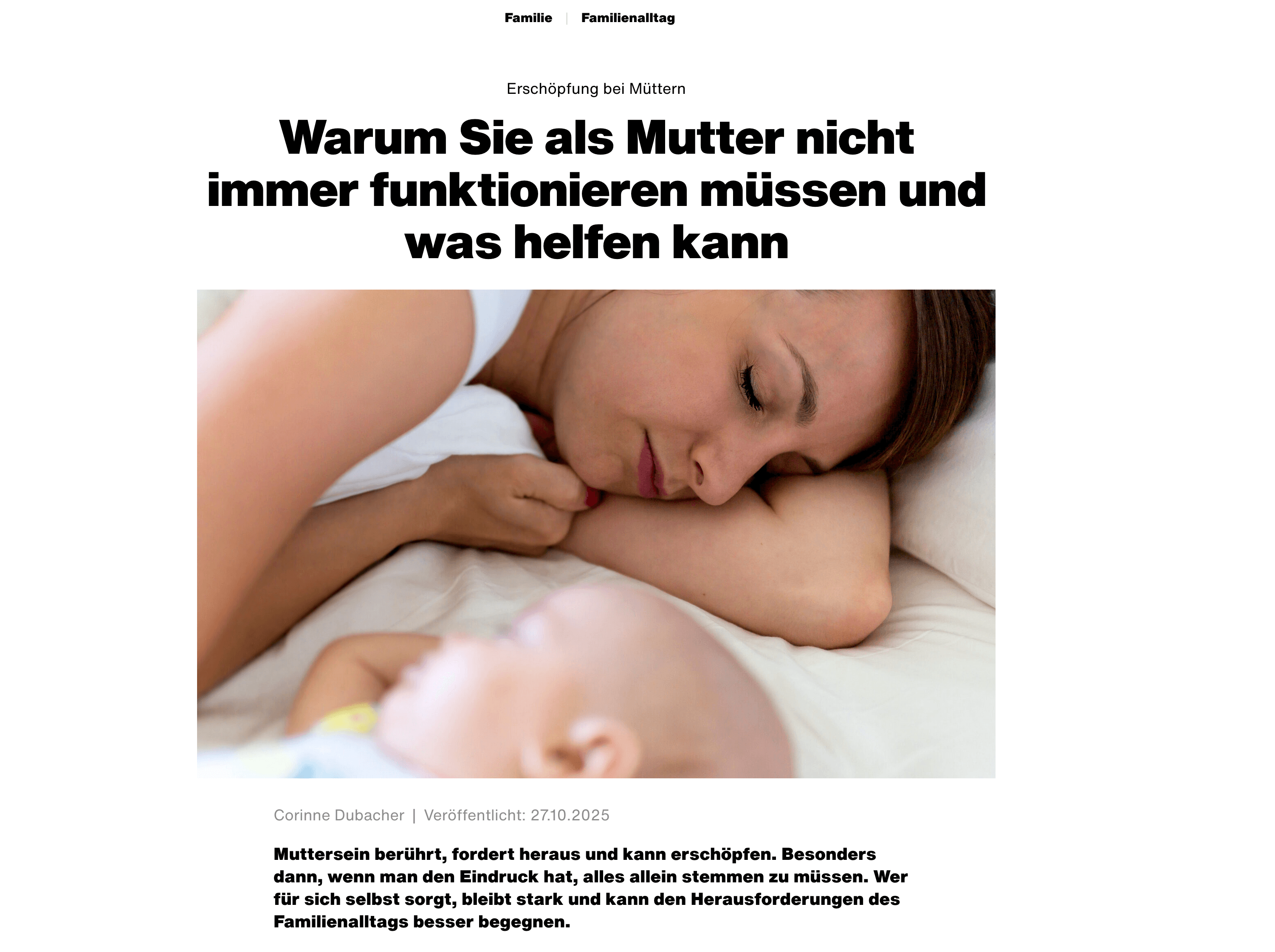 Porfolio Bild für die Firmafürs Leben gut